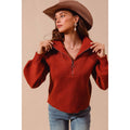 Rustic Charm Quarter Zip Pullover
