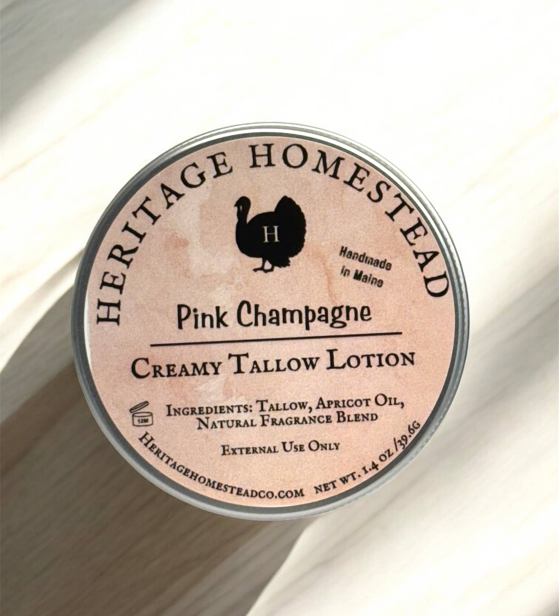 Creamy Tallow Lotion Tins