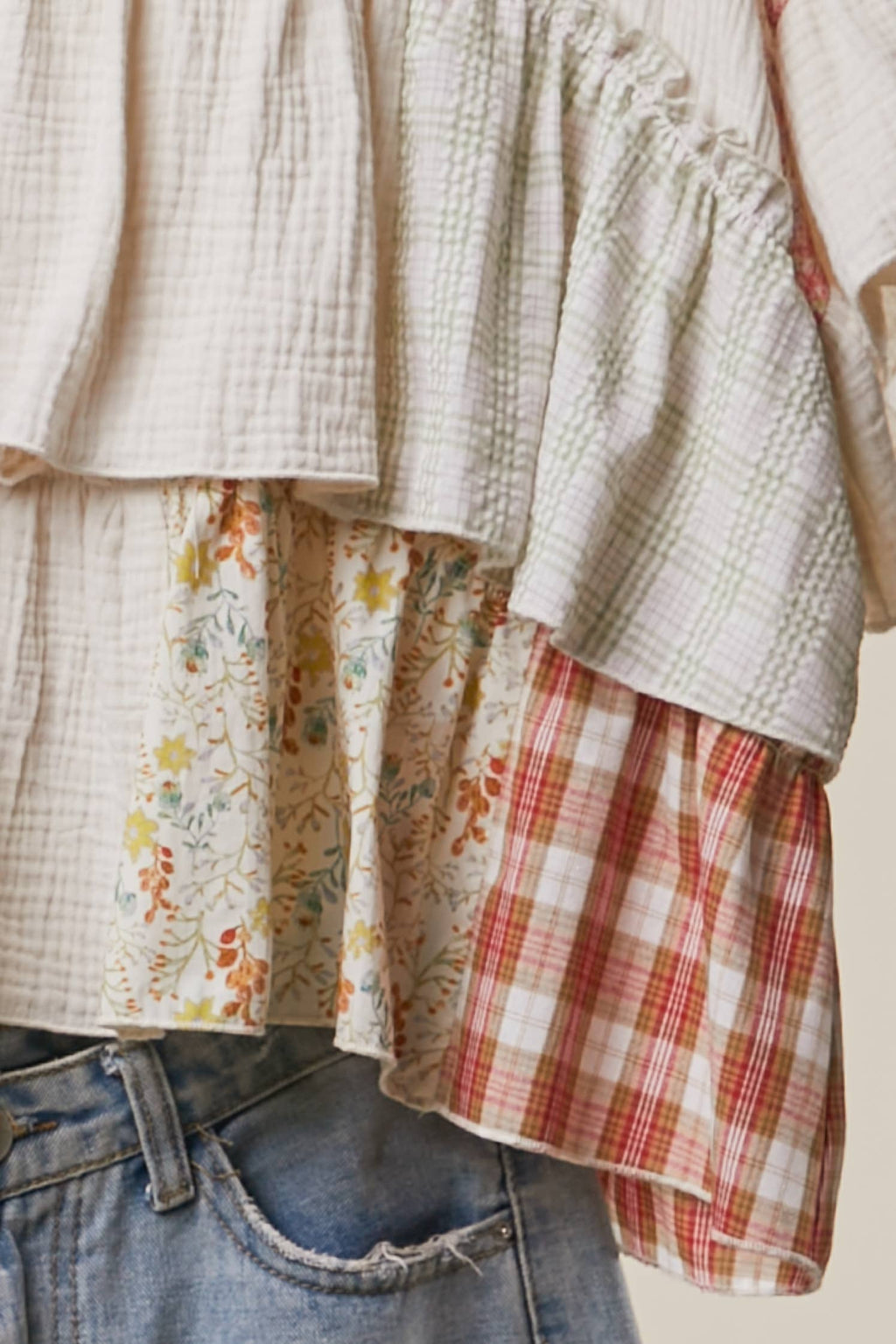 Top ~ Vintage Ruffle