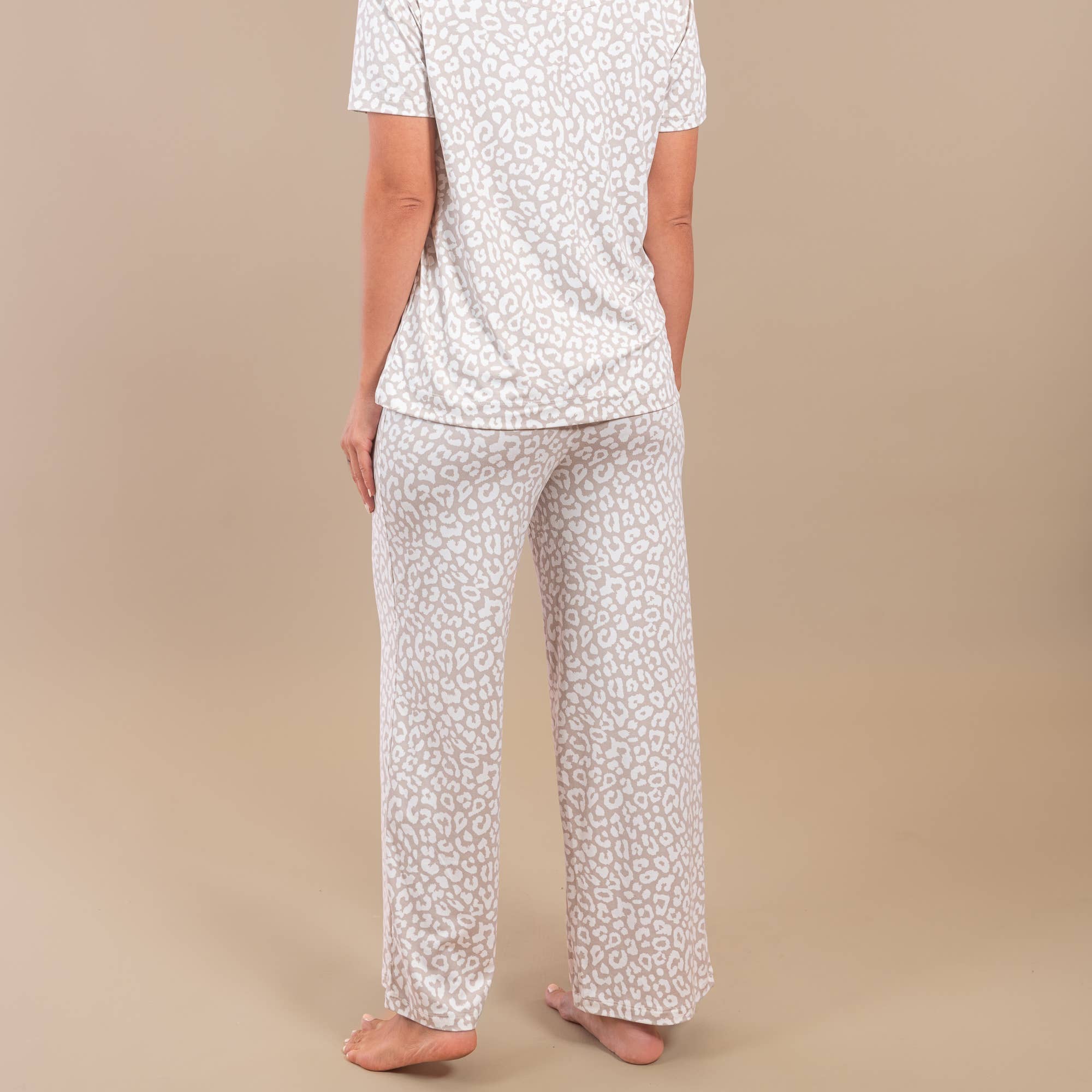 Pajama Bottoms ~ Leopard Lounge