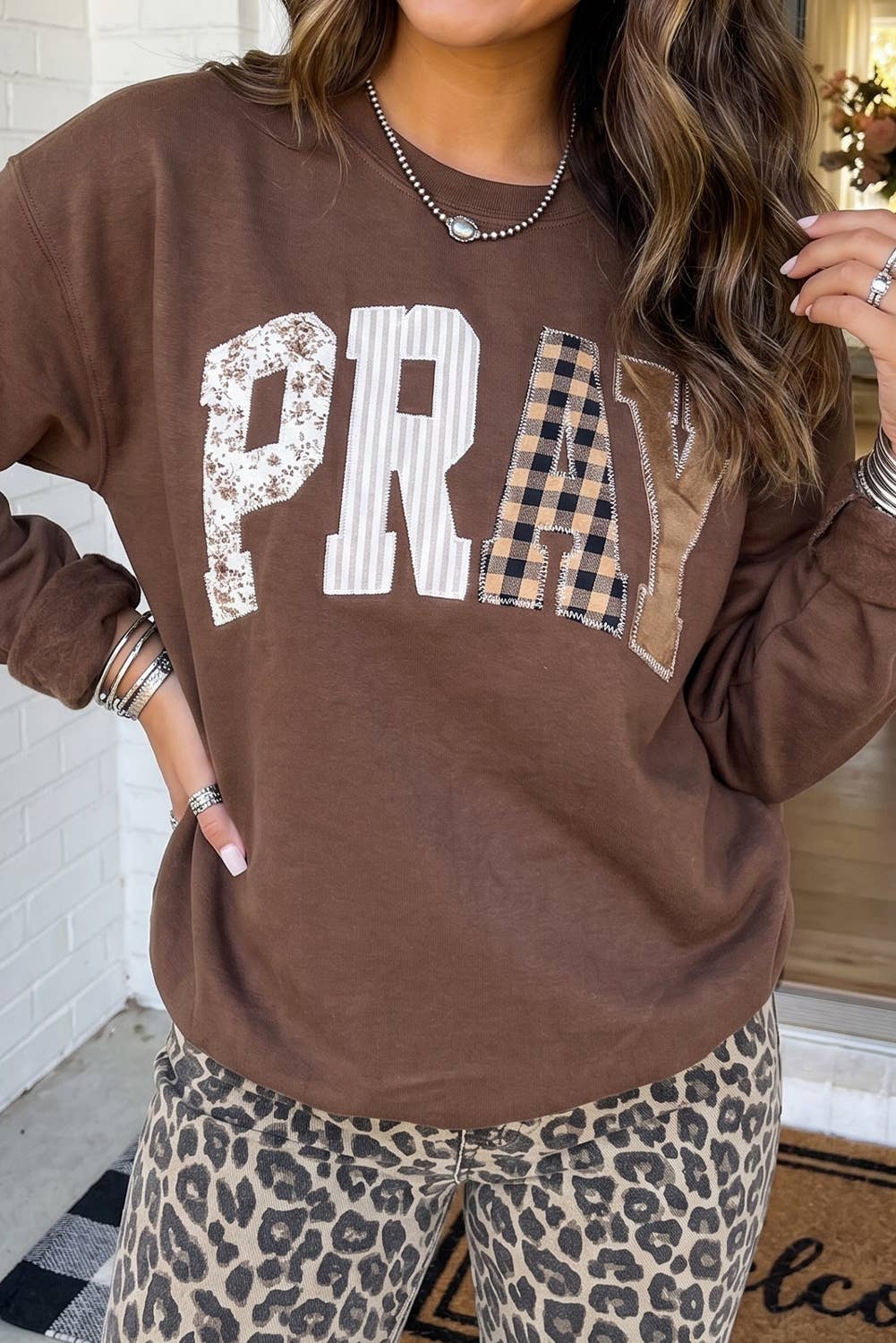 Sweatshirt ~ Pray More, Worry Less