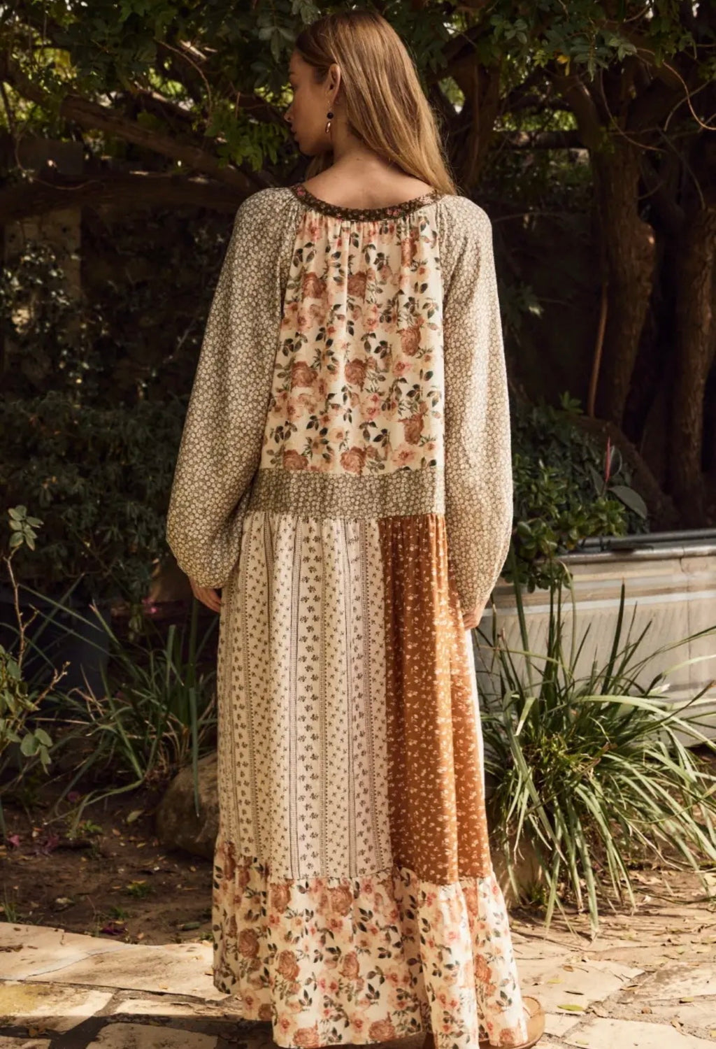 Orchard Whispers Dress back view
