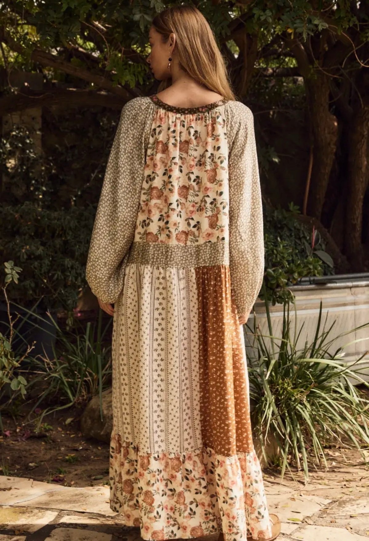 Orchard Whispers Dress back view