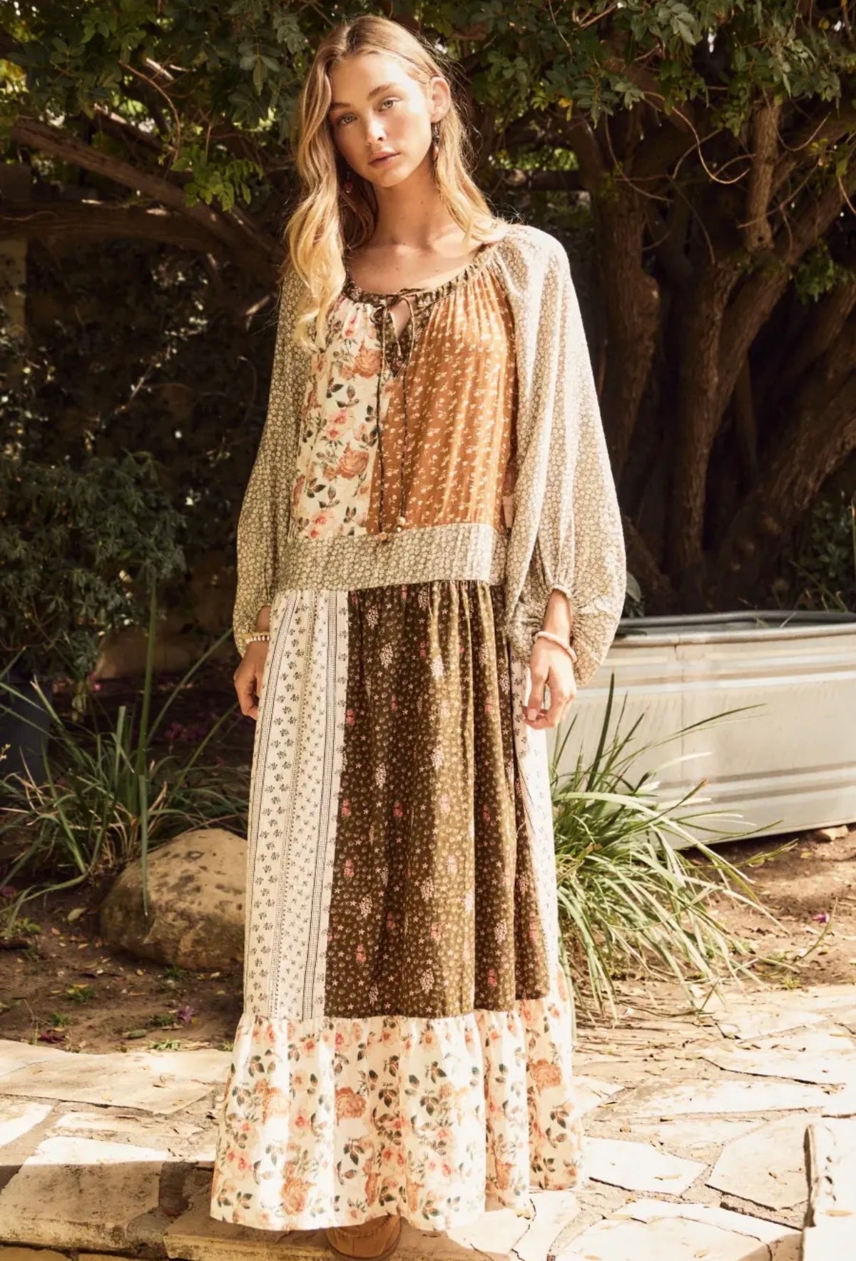 Orchard Whispers Dress alternate front view