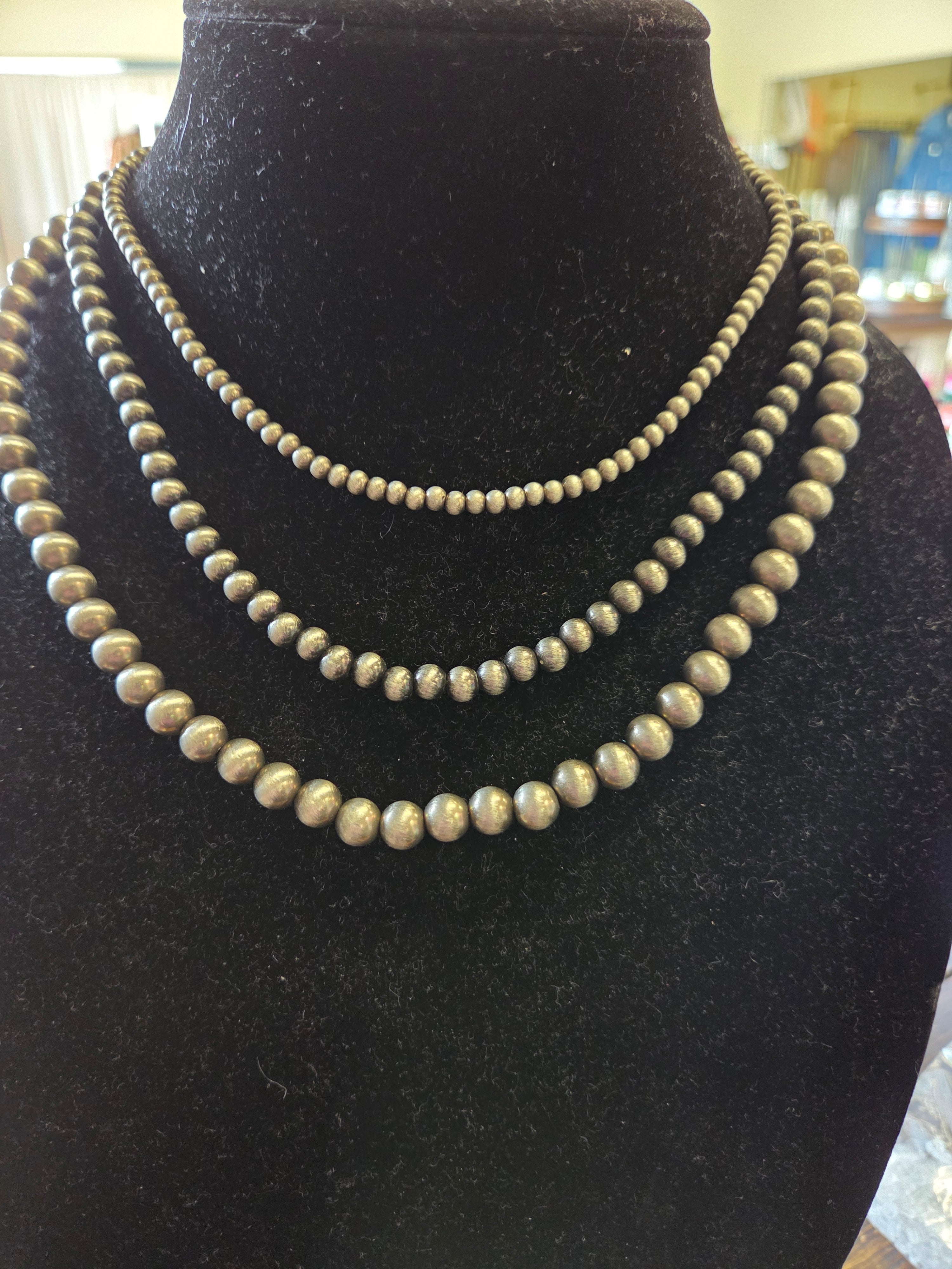 Desert Pearl Layered Necklace Set