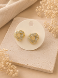 Golden Knot Glam Earrings