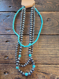 Turquoise Trails Layered Necklace Set