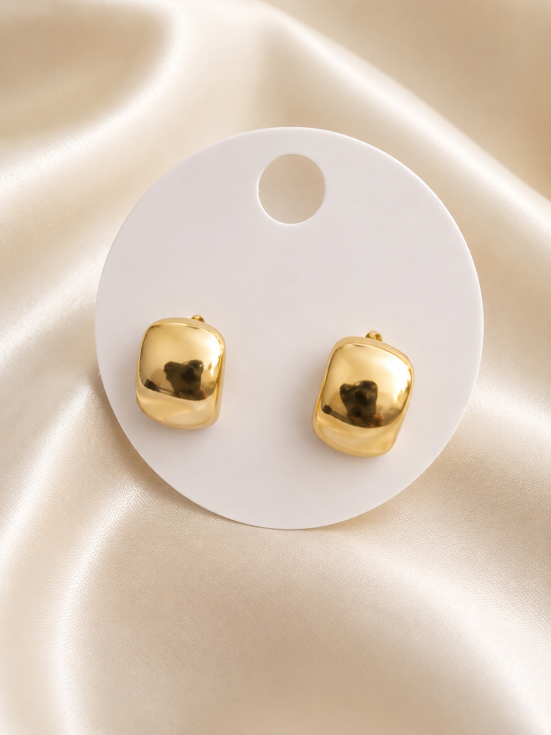 Golden Glow Stud Earrings