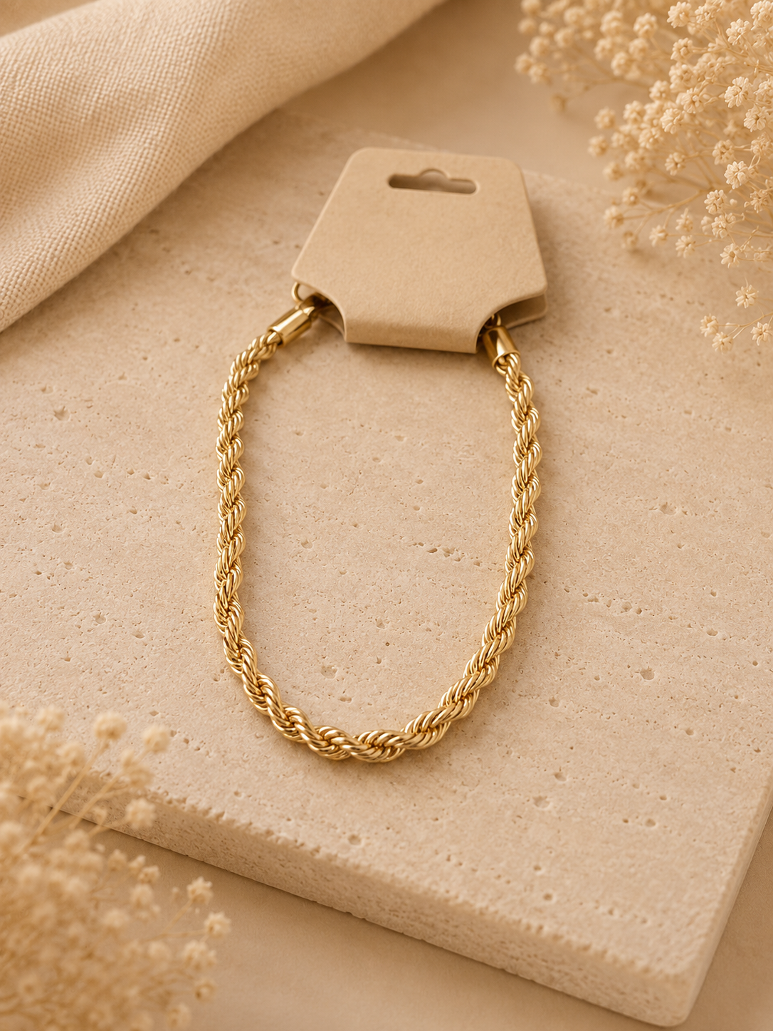 Golden Grace Rope Bracelet