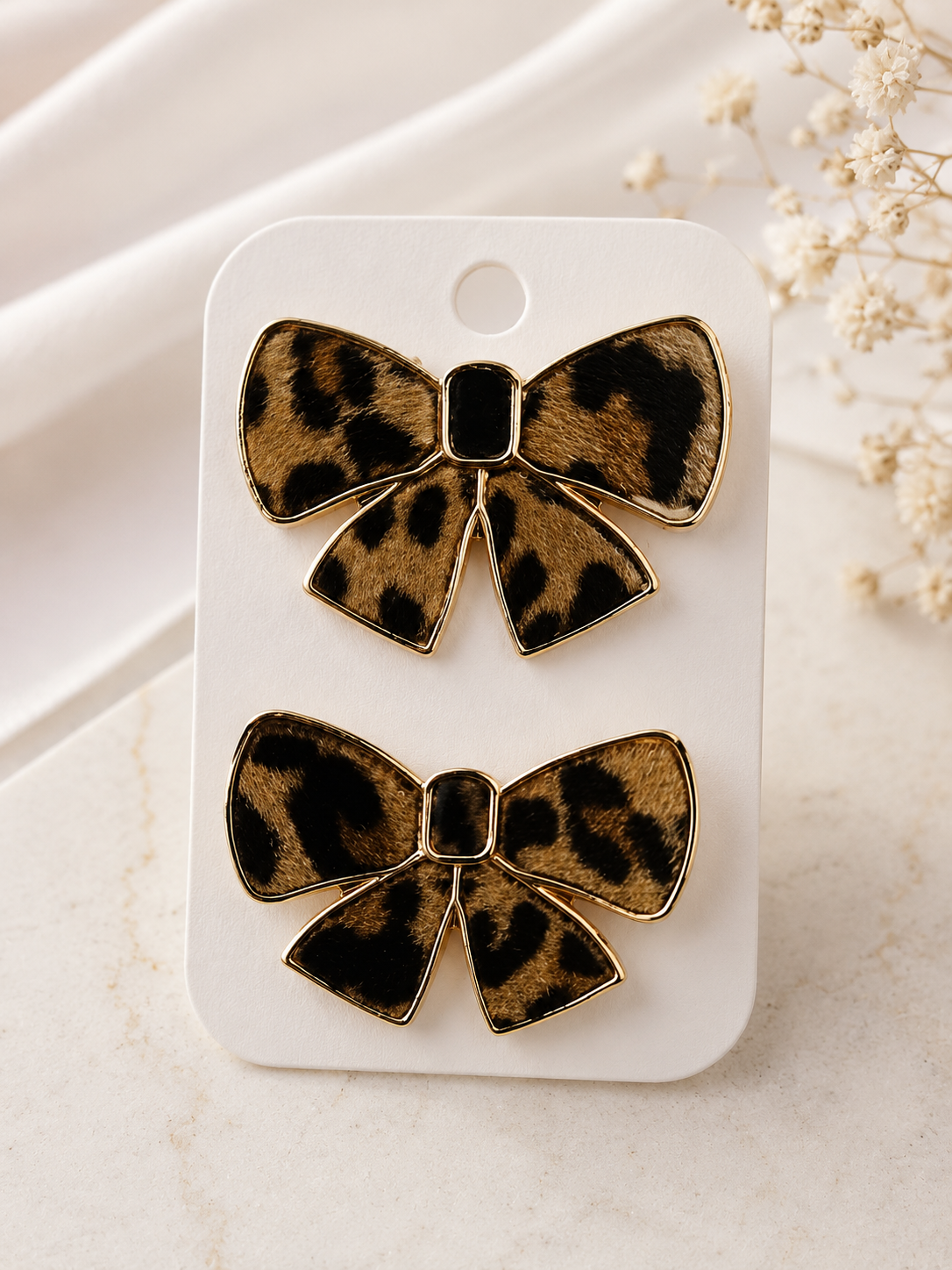 Wildly Chic Bow Earrings