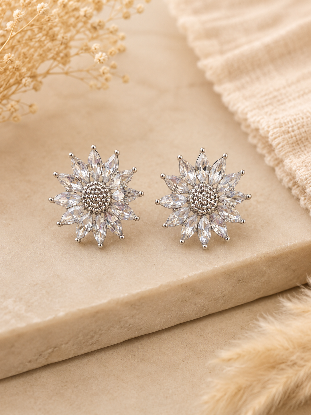 Sunflower Sparkle Studs