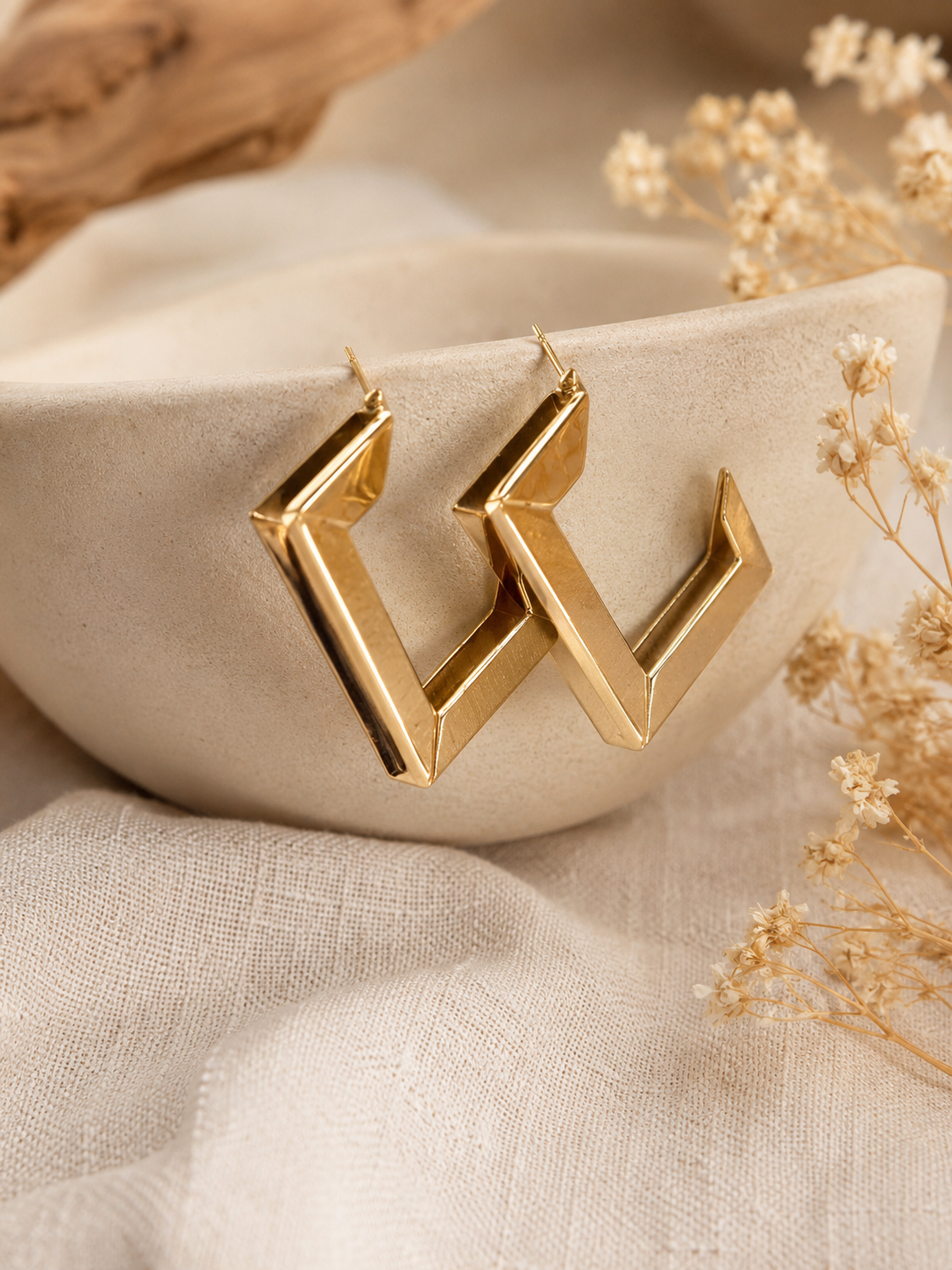 Golden Wdge Hoops